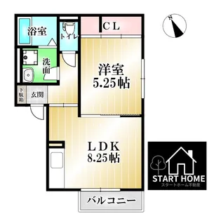 ブランチ田宮【2階】の間取り