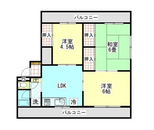 メゾンドミヤケ【2階】の間取り