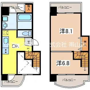熊本県熊本市東区月出2【マンション】の間取り