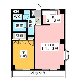 プチストーンII【3階】の間取り