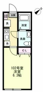 グランツ藤が丘【1階】の間取り