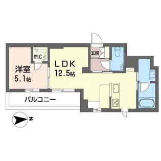 bonheur【3階】の間取り