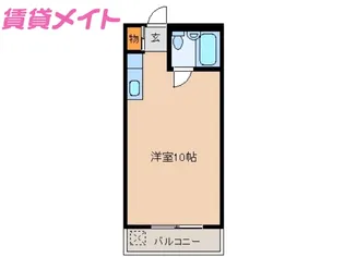 リバティールーク【1階】の間取り