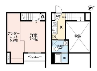aries島崎(アリエス)【1階】の間取り