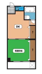 ビラカジノ【2階】の間取り