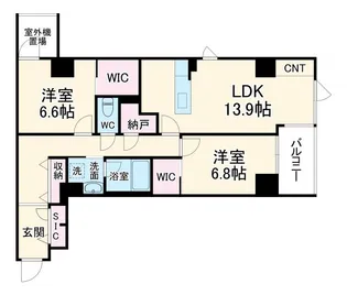 L’Allure(ラリュール)【4階】の間取り