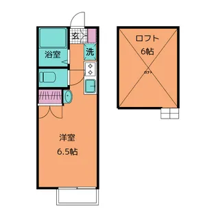 ワイツーハウス【1階】の間取り