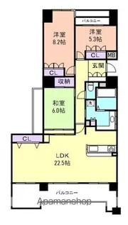 サーパス吹上第2【2階】の間取り