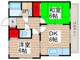 すばる鷺沼【1階】の間取り