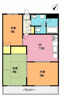 サンスクエアウチヤマ【2階】の間取り