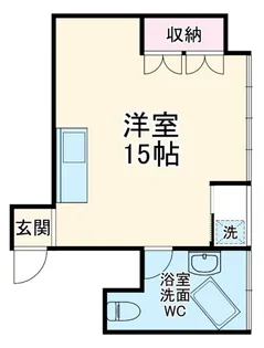 メキシカンリゾート元住吉【5階】の間取り