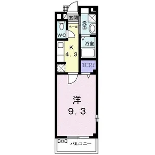 埼玉県入間市下藤沢1【アパート】の間取り