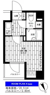 1Kの間取り画像