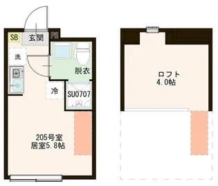 仮称)ハーモニーテラス田園調布南【2階】の間取り