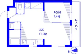 NEXUSカサブランカ【2階】の間取り
