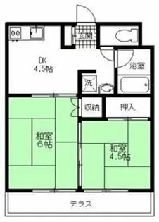 パレットハウス【1階】の間取り
