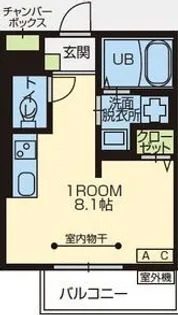 demeure(ドミール)内丸【2階】の間取り