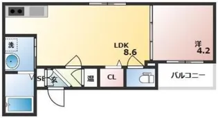 GRANDIR湊【3階】の間取り