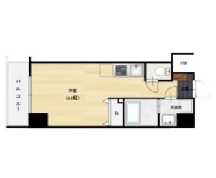 ルミノーサ堺【4階】の間取り