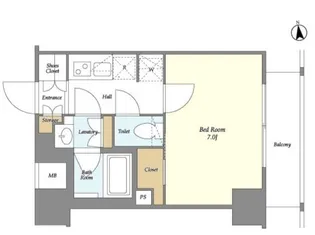 The Grand Blossom【5階】の間取り