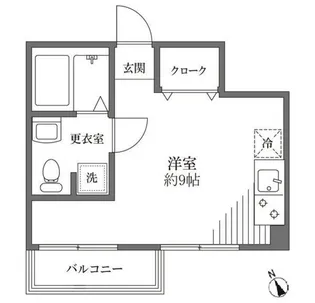 D三ノ輪【2階】の間取り