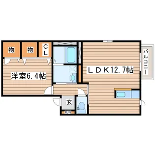 ミ・レイナ【1階】の間取り