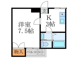 グランシャリオ智恵光院【4階】の間取り