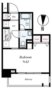 AXAS東京EAST【2階】の間取り