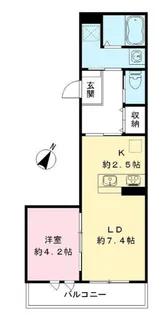 東京都品川区上大崎3【マンション】の間取り