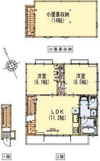 サニーグレイス【2階】の間取り