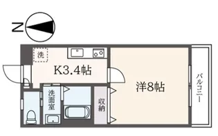 東京都中野区野方1【マンション】の間取り
