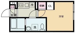 ラヴィーダ東長崎【4階】の間取り
