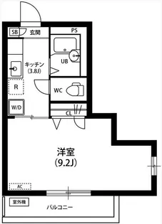マロンカーサ【2階】の間取り