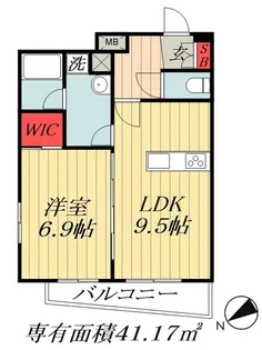 千葉県市川市湊【マンション】の間取り