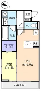 jyuto習志野台II【3階】の間取り