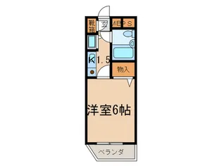 ジョイフル三ツ沢B棟【4階】の間取り