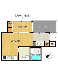 フォーレ【1階】の間取り