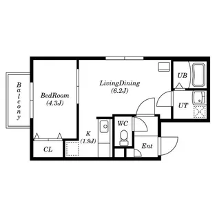 サンライズ琴似3・4【3階】の間取り