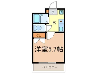 萬来ビル【4階】の間取り