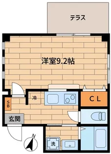 SJ武蔵小杉【1階】の間取り