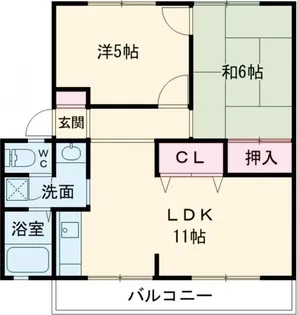 兵庫県加古川市加古川町美乃利【アパート】の間取り