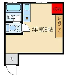 甲斐田T・Sコーポ【2階】の間取り