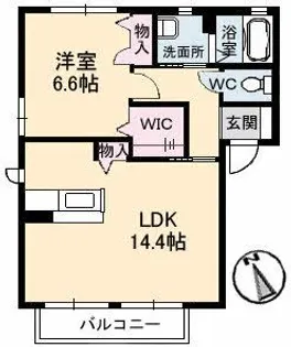 ダンデライオン C棟【1階】の間取り