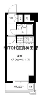 ライオンズガーデン新宿【3階】の間取り