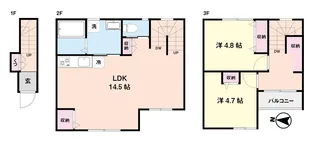 コートオビ【3階】の間取り