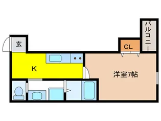 H-maison平野EAST II【3階】の間取り