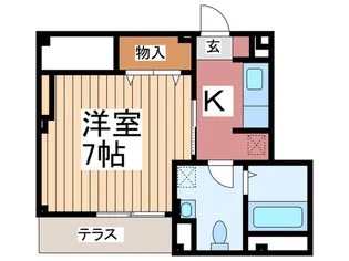 サンリ-フ【1階】の間取り
