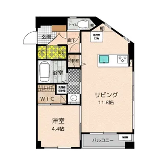サンハイム古橋【3階】の間取り