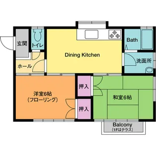 ラ・レコルト【1階】の間取り