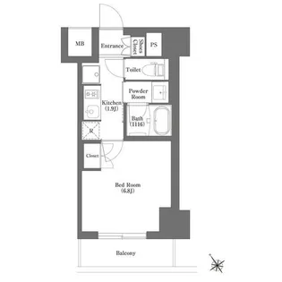 HF正光寺赤羽レジデンス【8階】の間取り